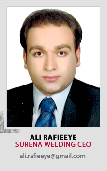 علی رفیعیه - مدیر فنی و مهندسی شرکت جوش پژوهش سورنا